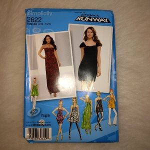 SIMPLICITY 2622 Project Runway Junior's knit dress on 2 lengths or tunic